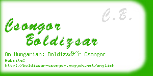 csongor boldizsar business card